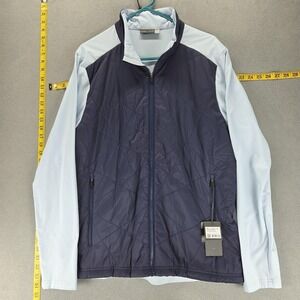 NWT KJUS Jacket Mens XL Blue Retention Powder Golf Full Zip Performance‎